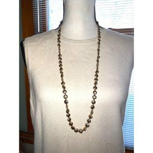 Lucky Brand Metal Bead Necklace -- 32"